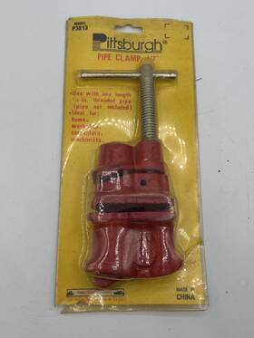 P3813 Pittsburgh Vintage Harbor Freight Pipe Clamp 1/2 Inch