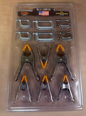 Pony 044295914321 12-piece Clamps Set Adjustable Inch C - And Spring Usa