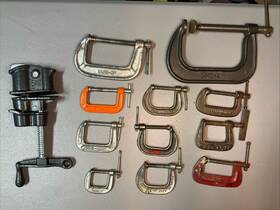 1430-3 Pony 12 Usa C Clamps 3/4 Inch Pipe Clamp-unbreakable Malleable Iron Chicago