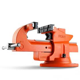 30105 Pony Heavy Duty Bench Vise 5-inch Jaw Width 7-inch Opening 360-degree