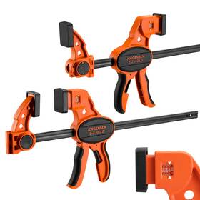 93367a Pony Jorgensen Bar Clamps For Woodworking 12 Inch 2-pack One-handed Clamps/spreader W
