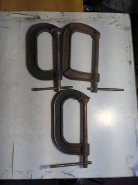 Se60404 Pony Jorgenson 3 Pcs Of 4 Inch C-clamps Taiwan