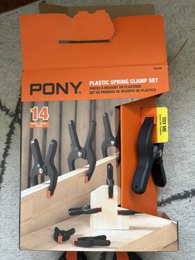 Pny93260 Pony Poj93260 Jorgensen Spring Clamp Set 14 Piece Plastic Jaws Mixed Sizes