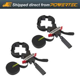 71017-p2 Powertec Quick Release Band Clamp Woodworking Frame Clamping Strap Holder 2 Pk