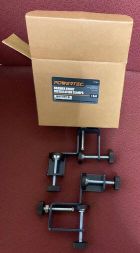 71181 Powertec Drawer Front Installation Clamps