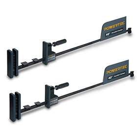 71602 Powertec 843441108894 40-inch Parallel Clamps For Woodworking 90 Degree Heavy Duty Steel Ba