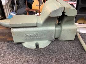 84-3-5445 Powr Kraft Vintage Vise Bench #84-3-5445