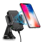 Pt-x-t521-s-bk Choetech Wireless Car Charger Usb Type Fast Charging Mount Holder