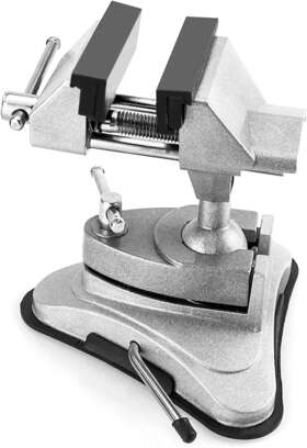 Wd7487 Qwork Mini Table Suction Vise For Diy Repairs High Specification Hobby And Craf