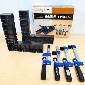 69970 Rockler Clamp-it Assembly Square Kit 6 Piece Set