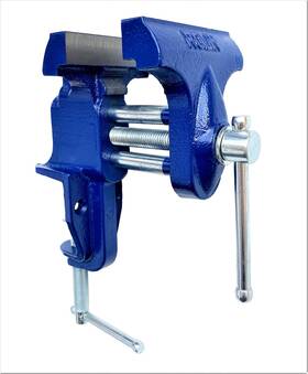Rolin 754469619043 Vise Wood Working Clamp 3 Inch Light Duty Tools Small Home Table Blue