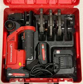 1000002128 Rothenberger Press Tool Romax Compact Tt Us With 4 Heads
