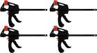 Se 4pc Mini Ratcheting Bar Clamp Pistol Grip Ratchet Quick Release 706569037739