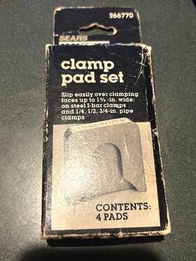 966770 Sears Craftsman Clamp Pad Set Replacement Pads 4 Soft Usa Vtg