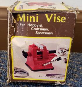 985066 Snp Vintage Mini-tabletop Suction Vise Press Clamp For Hobby Crafts Models