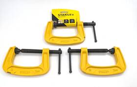 O-83-033 Stanley 0-83-033 Maxsteel 3 Inch G Clamp - 75mm Jaw Size Lot Of