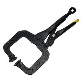 Fmht74892 Stanley Fatmax Black 11 Inch Locking C-clamp 3 Max Width Jaws Swivel Pads