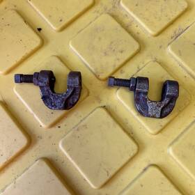54055835 Thomas & Betts And Steel Full Size Top C-clamp L-clamp With Locknut Rod