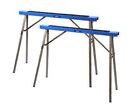 Ush1100 Hico Pack Blue Metal Sawhorse Portable Folding Carpentry 713543637496