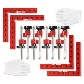 Vevor 197988627975 90 Degree Positioning Squares 5.5 Inch X5.5 Right Angle Clamping Square 4 Pack