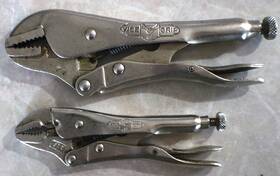 5wr-7r Vise-grip Petersen Dewitt Locking Pliers 5wr And 7r Lot Qty. 2 Usa Made