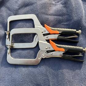 Cl436r Wen Cl436r- 4 Inch Right Angle Clamp For Woodwork And Pocket Hole Joinery. 2 Pcs Lot