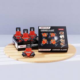We404 Wetols 725683146561 Corner Clamp For Woodworking 90 Degree Right Angle - Orange