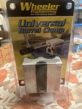 672286 Wheeler Universal Barrel Clamp Vise Aircraft Grade Aluminum Non Marring 1 Inch