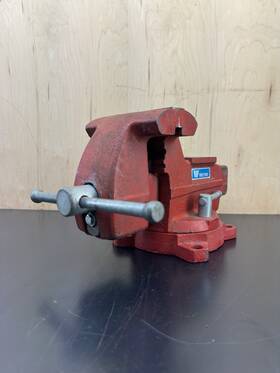 110850 Wilton Used Vintage Vise 5 Inch With Swivel Base And Pipe Jaws
