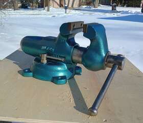 Wilton 12-31-59 Hd Vise 4 Inch New Jaws Excellent Condition Date Stamped