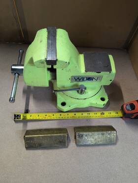 63187j Wilton 5a High-visibility Safety Vise 5 Inch Jaw Width With Soft Covers
