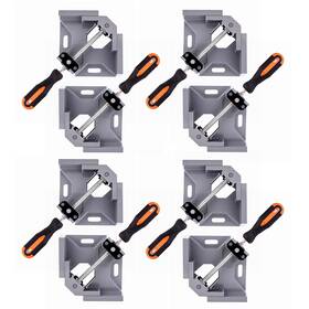 Wyqyq 735632212483 8pcs Corner Clamp - Right Angle 90 Degree Wood Clamps For Woodworking With A