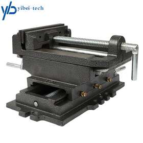 Yi175896t Yibei-tech 6 Inch Cross Drill Press Vise Slide Metal Milling X-y Clamp Machine Heavy Duty 2 Way