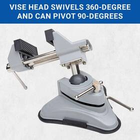 Yost 789755000007 Tools V-275 Portable Vacuum Base Vise Pivots Multi-angle 2.75 Inch Jaw