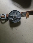 Vintage Ideal Tie Wire Reel Model 80 With Klein Safety Belt. Fixed Price $89.99.