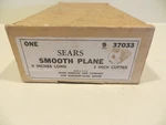 Vintage Sears Wood Plane 9-1/4" Long X 2-1/2" Wide #107-37033 Red. Fixed Price $29.99.