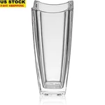 Elegant Crystal Vase Unique Design Eye-catching Table Centerpiece Gift New. Fixed Price $79.98.