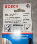 Bosch FS200ABF 7/8-IN Power Handsaw Blade Metal/fine Tpi. Fixed Price $25.00.