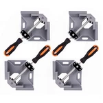 Hold Perfect 90 Degree Angles - 4PC Corner Clamp Set For Woodworking. Fixed Price $59.99.