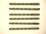 9.5 Mm Drill Bits, 6 Pieces, Taper Length, Made In Usa By Precision Twist. Fixed Price $17.50.
