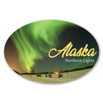 Me Up Alaska Northern Lights Magnetic Decal- 4"X6", Green Aurora. Fixed Price $9.99.