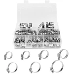 130/101PCS Adjustable Hose Clamps Worm Gear Stainless Steel Assortment Set. Fixed Price $13.99.