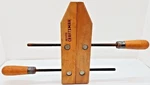 Vintage Sears Craftsman Wooden Hand Screw Clamp Woodworking Tool Adjustable 10". Fixed Price $19.99.