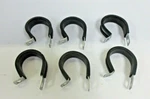 1-1/4" Cushioned Cable Clamps Kmc COL2009Z1 (lot Of 6). Fixed Price $15.00.