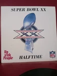 Nfl Super Bowl Xx With People Halftime Show Brand New Lp 1986 Vinyl Record. Fixed Price $12.00.