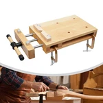 Woodworking Bench Vise With Quick Release, Durable Beech Design. Fixed Price $50.06.