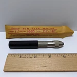 Starrett No. 166D Pin Vise W/ Rubber Handle Machinist Tool 50612 - Nos. Fixed Price $31.95.