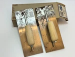 Nos 2PC Marshalltown MXS4 Finishing Trowel, 11-1/2" 4-3/4", Curved Wood Handle. Fixed Price $49.99.