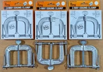 Set Of Pony Usa 3-WAY Edging Clamps 2.5" Capacity Model 3325, New Boxes. Fixed Price $33.00.