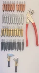 43-PC Cleco Sheet Metal Kit (1/8", 3/32", 3/16", 5/32") W/ Pliers & Clamps. Fixed Price $59.99.
